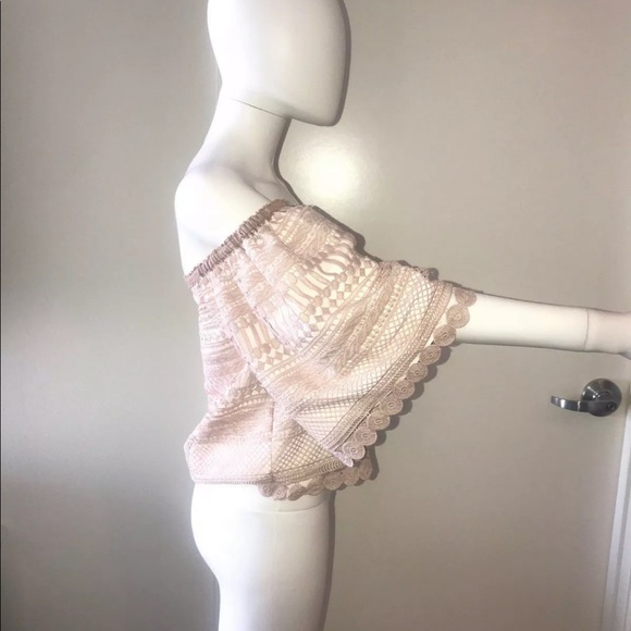 ALEXIS *Finn* beige embroidered lace boho top XS - Picture 4 of 7